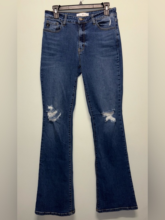 KanCan Denim - KanCan Distressed Dark Blue Flare Jeans Women’s 11/29